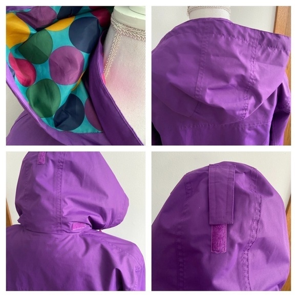 Womens Waterproof Hooded Olivia Jacket Size US 10Target Dry  UK 14 EU 42 Purple - Picture 9 of 16